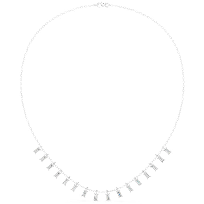Emerald Station Lab Grown Diamond Necklace