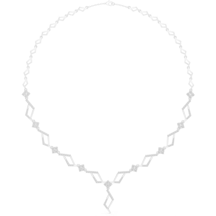 Round Station Lab Grown Diamond Necklace