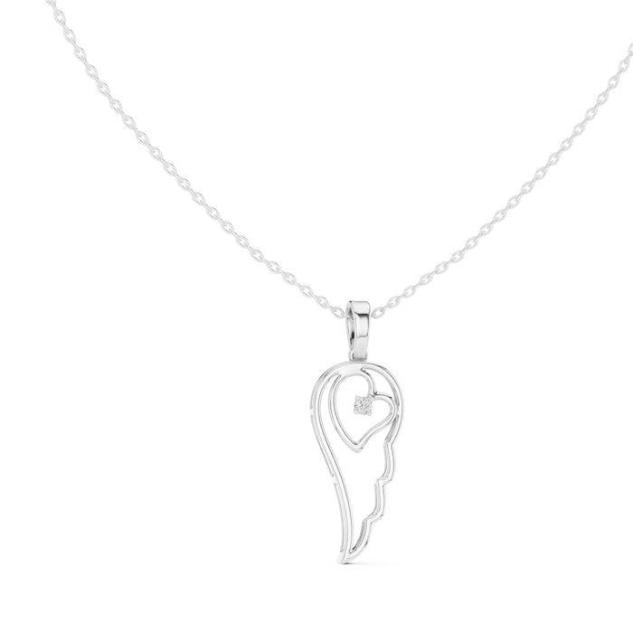 Round Pendant Lab Grown Diamond Necklace