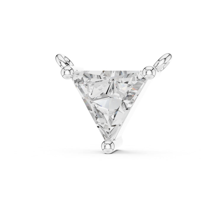 Round Solitaire Lab Grown Diamond Necklace