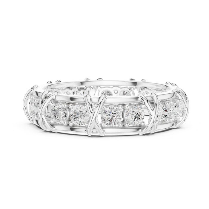 Round Eternity Lab Grown Diamond Wedding Band