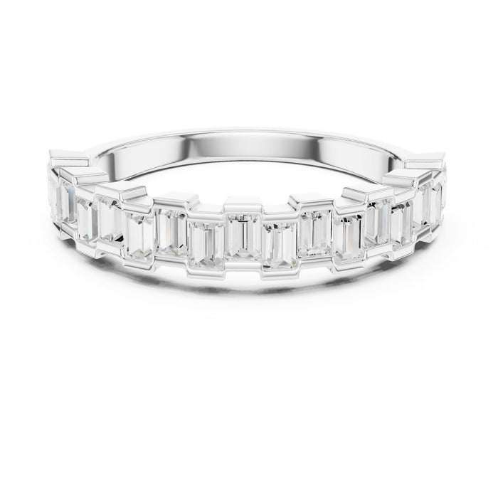 Emerald Eternity Lab Grown Diamond Wedding Band
