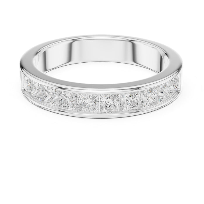 Princess Channel Lab Grown Diamond Wedding Band