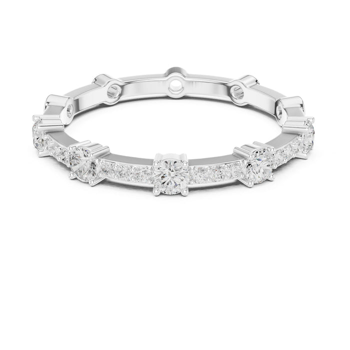 Round Eternity Lab Grown Diamond Wedding Band