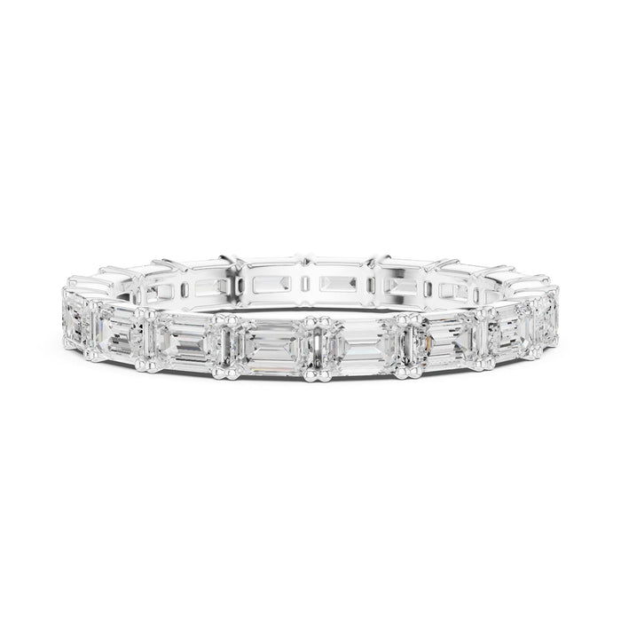 Emerald Eternity Lab Grown Diamond Wedding Band