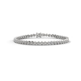 Pear Diamond Hinged Bangle Bracelet