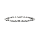 Teardrop Link Diamond Tennis Bracelet
