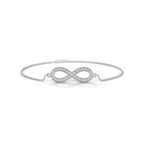 Diamond Infinity Chain Bracelet