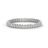Oval Diamond Tennis Bracelet