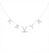 Round Station Lab Grown Diamond Necklace