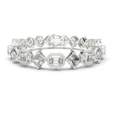 Emerald Tennis Lab Grown Diamond Bracelet