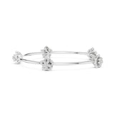 Round Bangle Lab Grown Diamond Bracelet