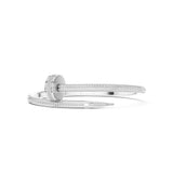 Men's Round Bangle Lab Grown Diamond Bracelet