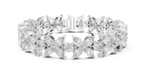 Marquise Butterfly & Round Diamond Tennis Bracelet
