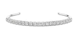 Round Cuff Lab Grown Diamond Bracelet