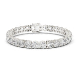 Round Tennis Lab Grown Diamond Bracelet