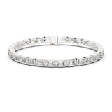 Emerald Tennis Lab Grown Diamond Bracelet