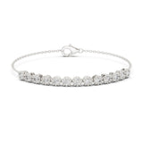 Round Tennis Lab Grown Diamond Bracelet