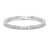 Round Tennis Lab Grown Diamond Bracelet