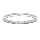 Round Tennis Lab Grown Diamond Bracelet