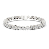 Round Tennis Lab Grown Diamond Bracelet