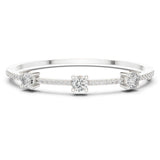 Round Bangle Lab Grown Diamond Bracelet