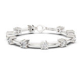 Round Tennis Lab Grown Diamond Bracelet