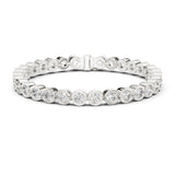 Round Tennis Lab Grown Diamond Bracelet