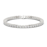 Bold Four Prong Diamond Tennis Bracelet