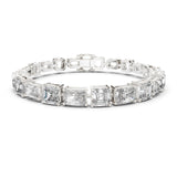 Emerald Tennis Lab Grown Diamond Bracelet