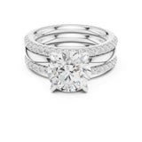 Round Lab Grown Diamond Split-Shank Engagement Ring