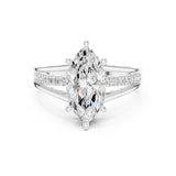 Marquise Lab Grown Diamond Split-Shank Engagement Ring