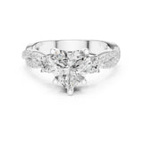 Heart Lab Grown Diamond Three-Stone Engagement Ring