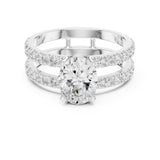 Oval Lab Grown Diamond Split-Shank Engagement Ring