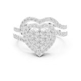 Round Lab Grown Diamond Halo Engagement Ring