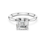 Princess Lab Grown Diamond Solitaire Engagement Ring