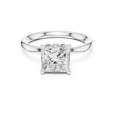 Princess Lab Grown Diamond Solitaire Engagement Ring