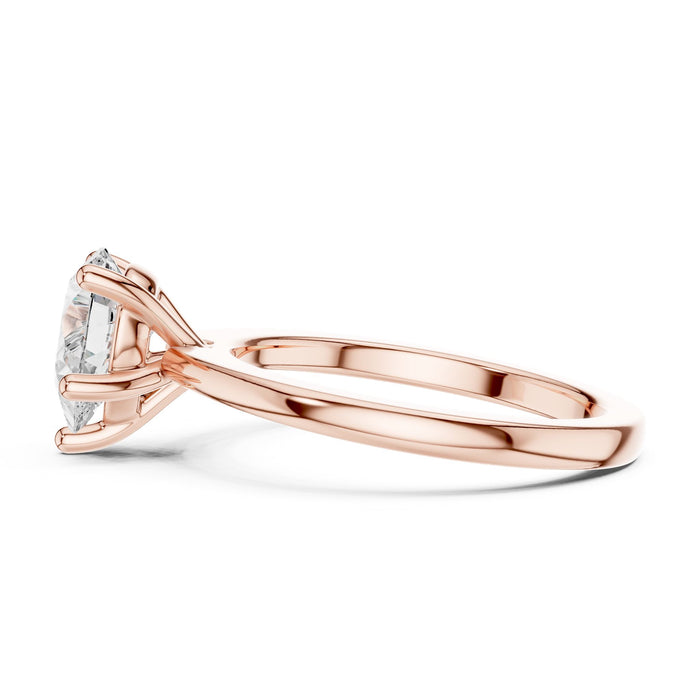 Pear Lab Grown Diamond Solitaire Engagement Ring yellow gold video
