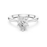 Pear Lab Grown Diamond Solitaire Engagement Ring