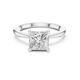 Princess Lab Grown Diamond Solitaire Engagement Ring