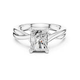 Radiant Lab Grown Diamond Split-Shank Engagement Ring