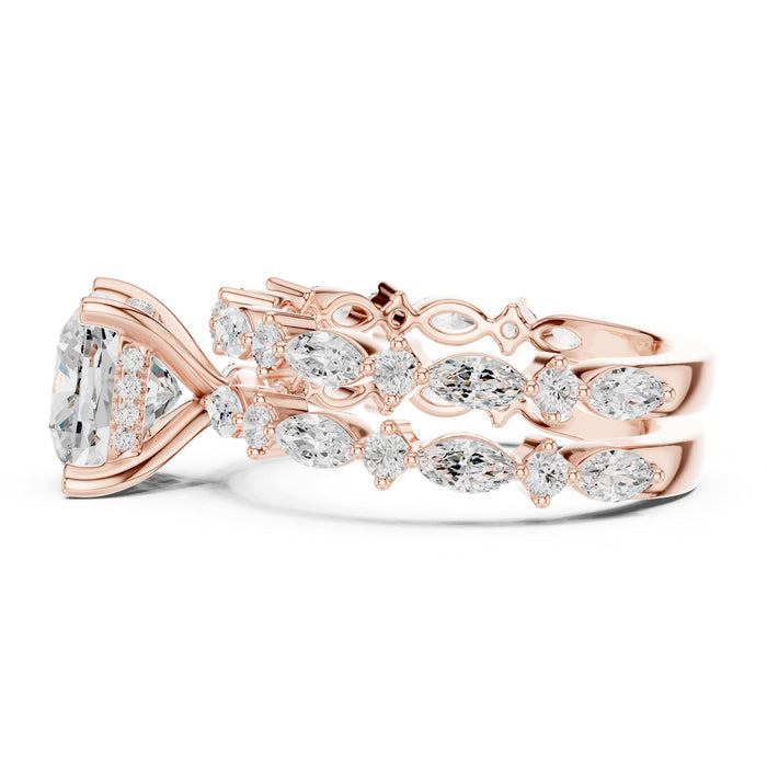 Cushion Lab Grown Diamond Halo Engagement Ring yellow gold video
