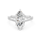 Marquise Lab Grown Diamond Split-Shank Engagement Ring