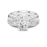 Oval Lab Grown Diamond Split-Shank Engagement Ring