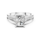 Radiant Lab Grown Diamond Split-Shank Engagement Ring