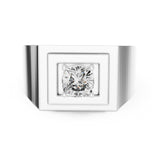 Cushion Lab Grown Diamond Bezel Engagement Ring