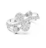 Pear Lab Grown Diamond Three-Stone Engagement Ring
