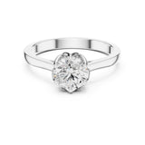 Round Lab Grown Diamond Solitaire Engagement Ring