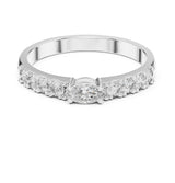 Marquise Lab Grown Diamond Side-Stone Engagement Ring