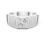 Princess Lab Grown Diamond Solitaire Engagement Ring
